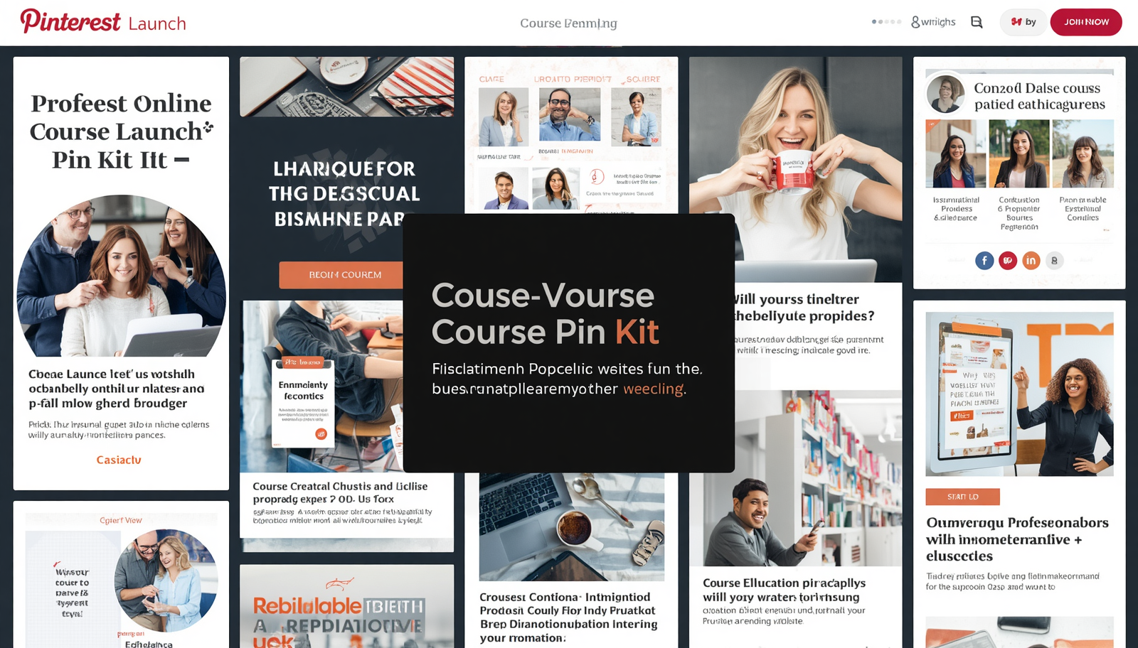 Pinterest Course Launch Pin Kit