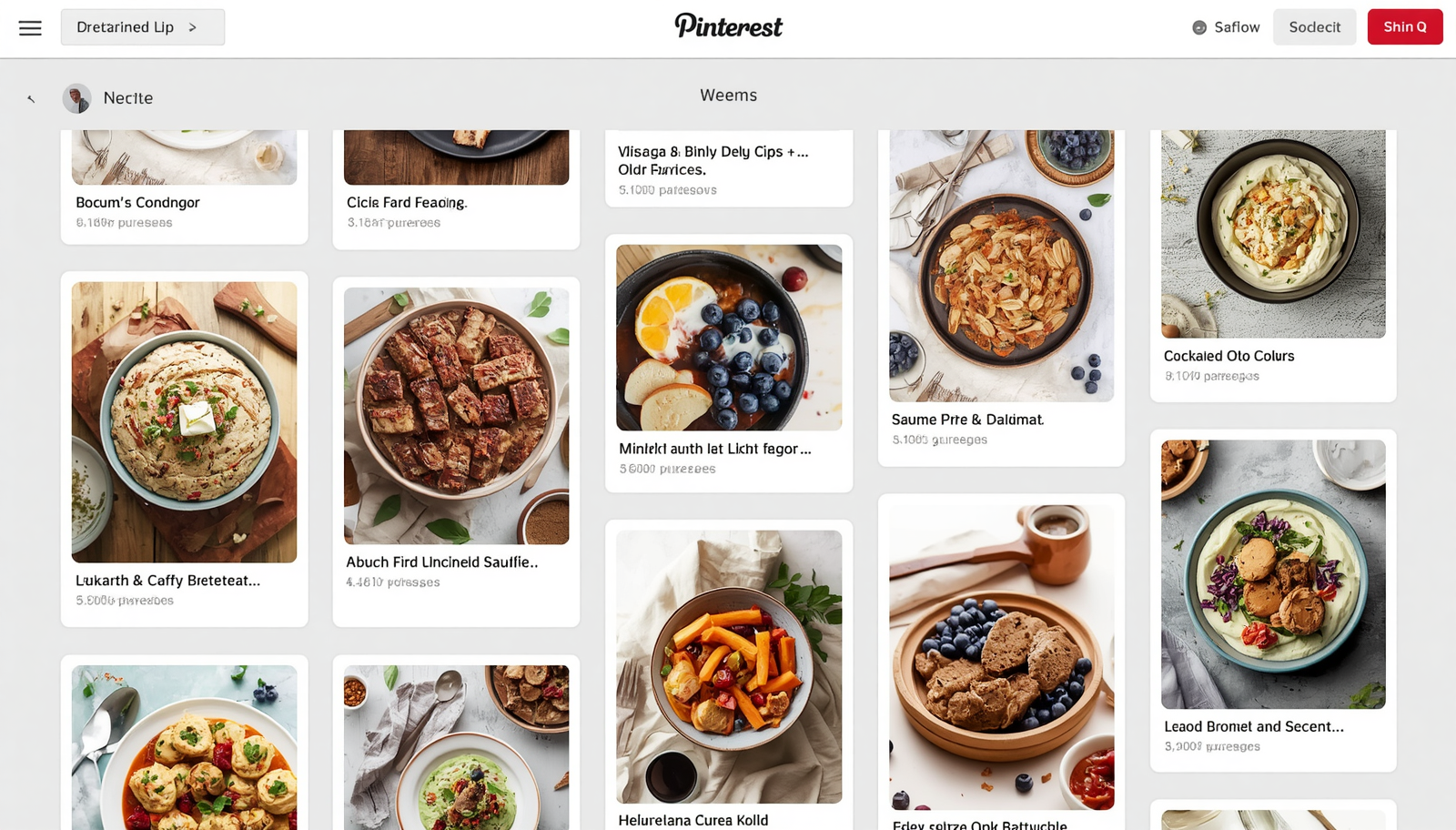 Pinterest Food & Recipe Pin Templates