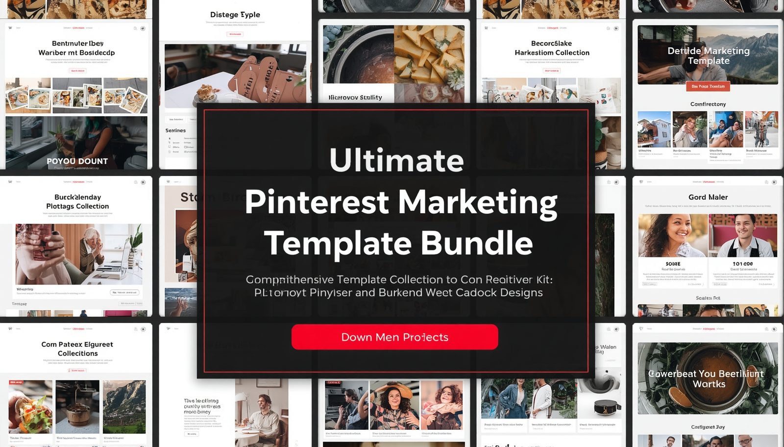 Ultimate Pinterest Marketing Template Bundle
